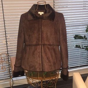 Calvin Klein faux suede jacket